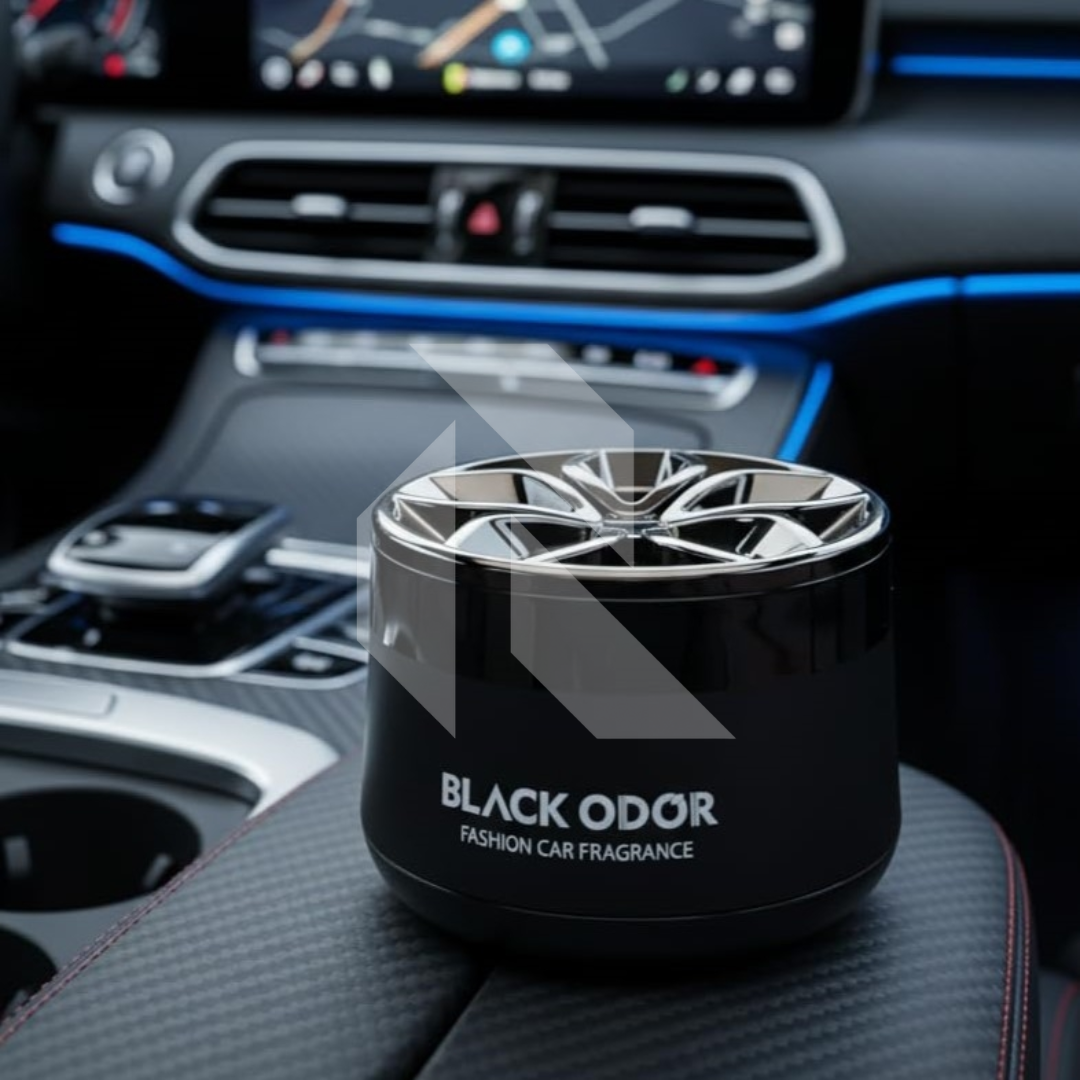 Black Odor BO-1 Gel Can Car Air Freshener