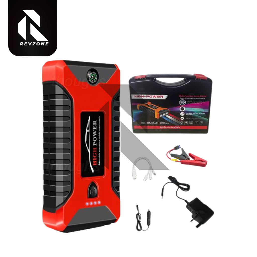 Portable Car Jump Starter 99800mAh 12V – Multi-Function Battery Booster Power Bank
