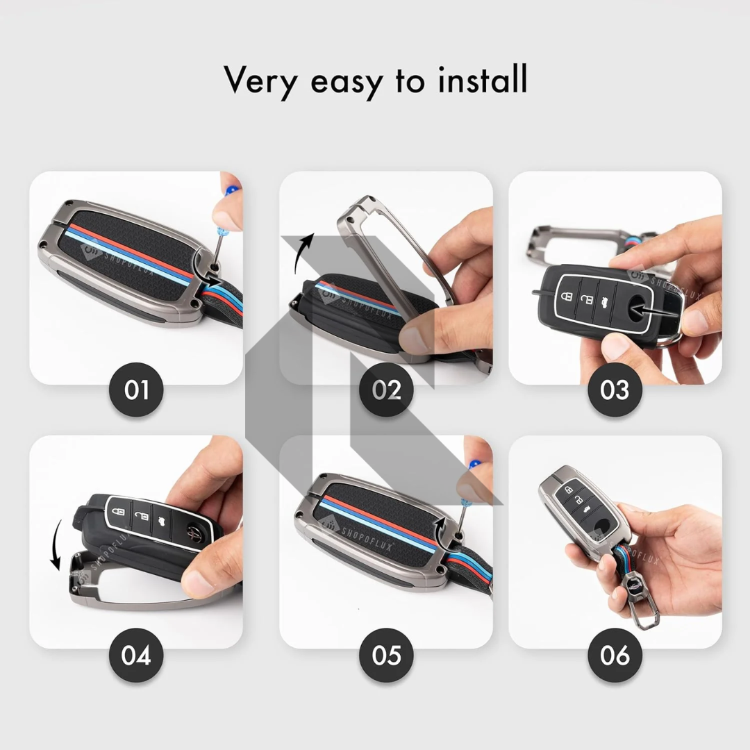 BYD Atto 2 Metal Key Cover Premium Protective Case