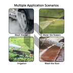 Cordless High Pressure Washer – Rechargeable Car Washer with Single Battery Free 100ML Shampoo