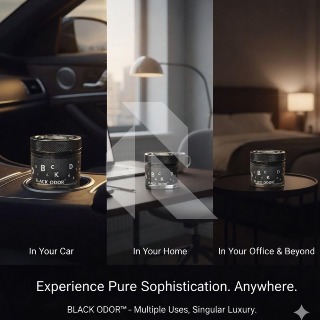 Black Odor BO-11 Car Air Freshener – Mix Fragrance Long Lasting Car Perfume