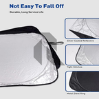 Universal Car Windshield Sun Shade – Foldable UV Protection Sunshade Cover