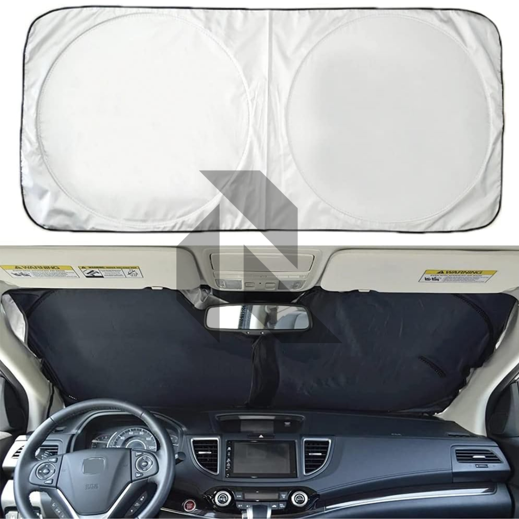 Universal Car Windshield Sun Shade – Foldable UV Protection Sunshade Cover
