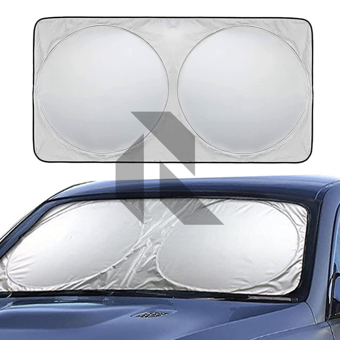 Universal Car Windshield Sun Shade – Foldable UV Protection Sunshade Cover