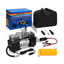 Dual Cylinder Heavy Duty Tire Inflator Air Compressor Pump – 150PSI 12V Portable Air Compressor