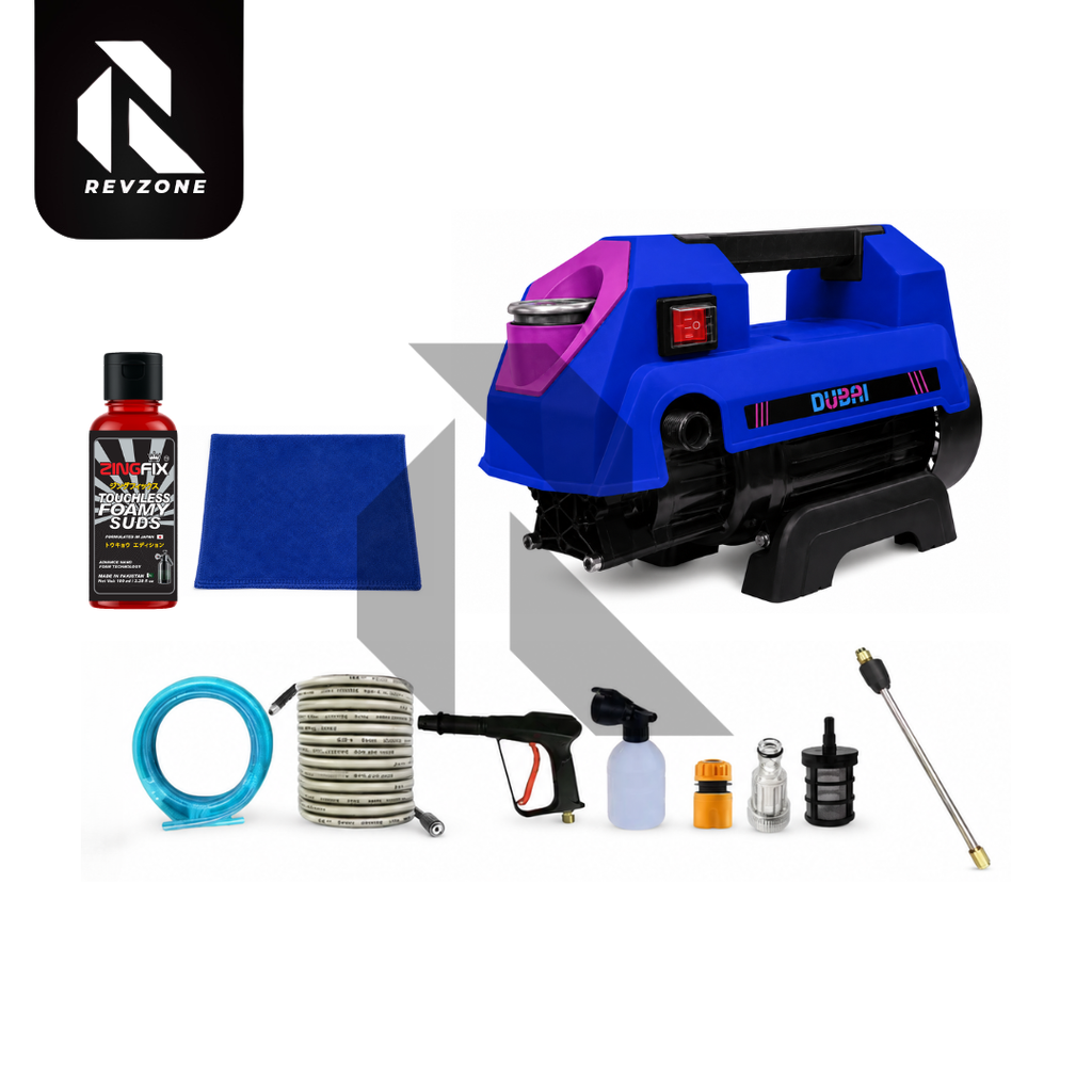 Dubai High Pressure Washer 180 Bar | Thermal Protector | Free 100ML Shampoo + Microfiber Towel