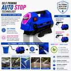 Dubai High Pressure Washer 180 Bar | Thermal Protector | Free 100ML Shampoo + Microfiber Towel