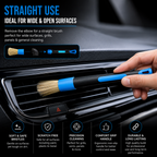 2-in-1 Detailing Brush – Convertible L-Shape & Straight Cleaning Brush for Car Detailing