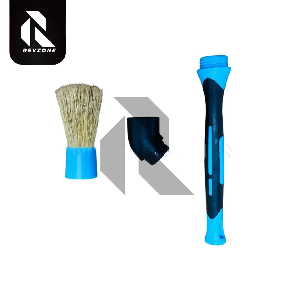 2-in-1 Detailing Brush – Convertible L-Shape & Straight Cleaning Brush for Car Detailing