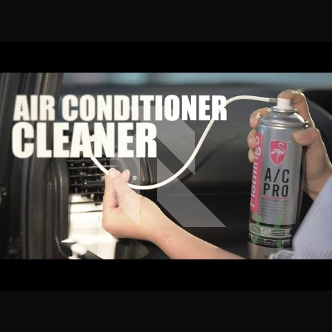 Flamingo A/C Pro Air Conditioner Foam Cleaner Spray 500ml – Car AC Cleaning & Deodorizing Foam