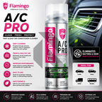 Flamingo A/C Pro Air Conditioner Foam Cleaner Spray 500ml – Car AC Cleaning & Deodorizing Foam