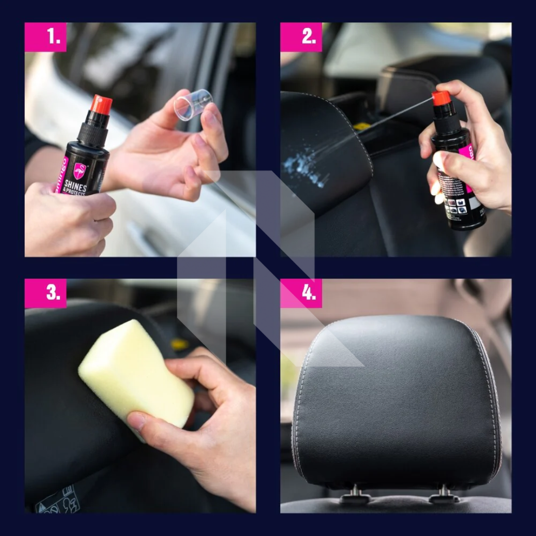 Flamingo Shine & Protectant Spray 295ml – Interior Plastic, Vinyl & Rubber Protectant