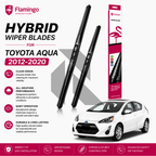 Flamingo Hybrid Wiper Blades for Toyota Aqua 2012-2020 – Premium All-Weather Windshield Wipers