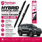 Flamingo Hybrid Wiper Blades for Toyota Fortuner 2005-2015 – Premium All-Weather Windshield Wipers