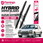 Flamingo Hybrid Wiper Blades for Suzuki Khyber 1989-1999 – Premium All-Weather Windshield Wipers