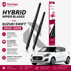 Flamingo Hybrid Wiper Blades for Suzuki Swift 2022-2026 – Premium All-Weather Windshield Wipers
