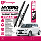 Flamingo Hybrid Wiper Blades for Suzuki Swift 2010-2021 – Premium All-Weather Windshield Wipers