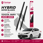 Flamingo Hybrid Wiper Blades for Toyota Yaris 2020-2026 – Premium All-Weather Windshield Wipers