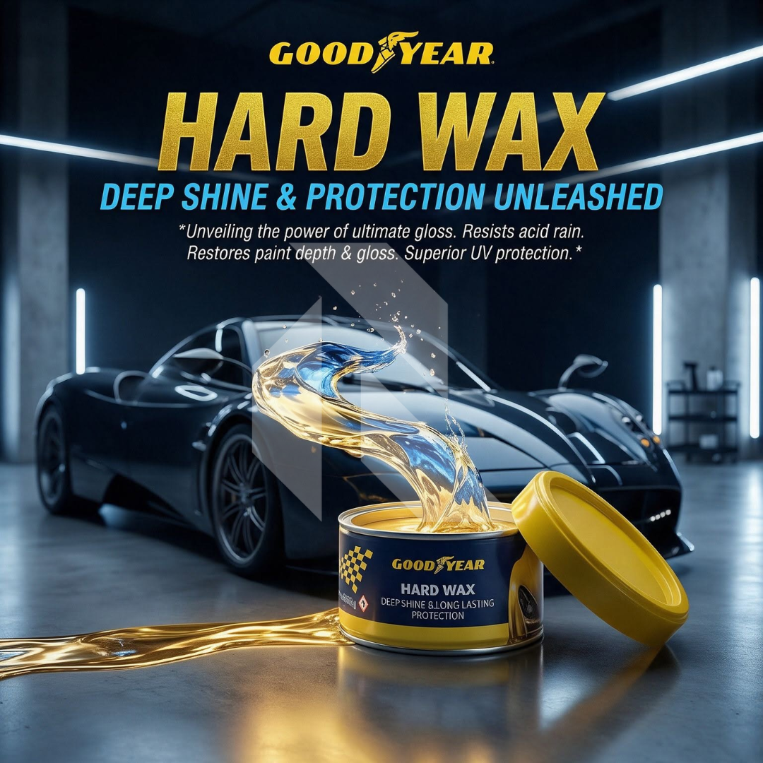 Goodyear Hard Wax 300G – Deep Shine & Long-Lasting Paint Protection Car Wax