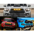 4 Pieces Car Grill LED Lights Daytime Running Lights 12V – Universal Fit for Cars, SUVs & Trucks