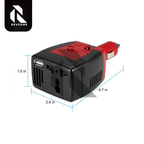 150W DC 12V to AC 220V Car Power Inverter – Auto Voltage Converter Cigarette Lighter Adapter