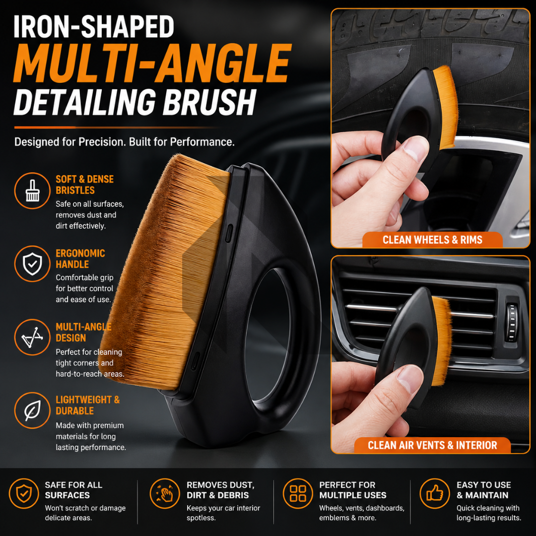 Iron-Shaped Multi-Angle Detailing Brush Main image