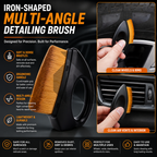 Iron-Shaped Multi-Angle Detailing Brush