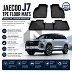 Jaecoo J7 TPE Floor Mats – Premium All-Weather Custom Fit Car Floor Mats