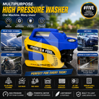 Kandy Thailand #5 High Pressure Washer 170 Bar 8.8L/min | Free 100ML Shampoo & Microfiber Towel