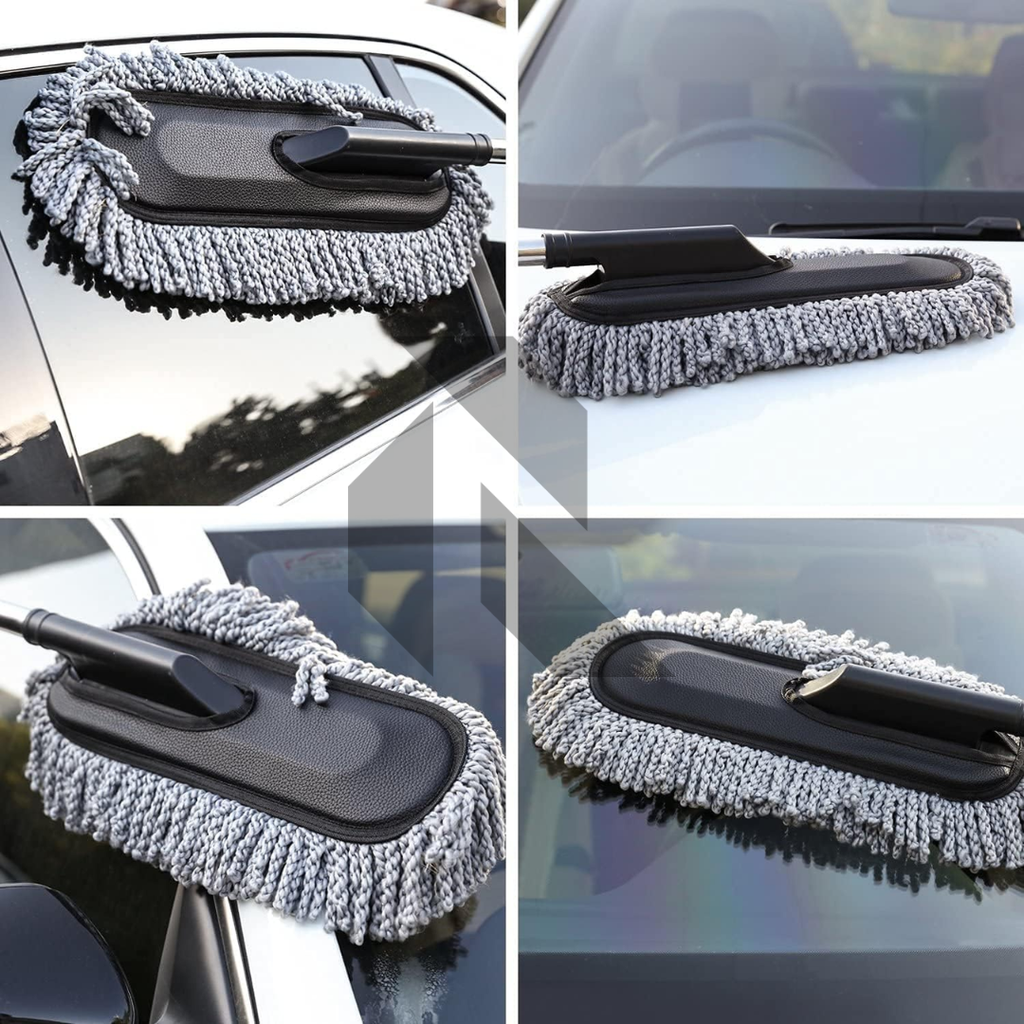 Extendable Microfiber Car Duster with Handle