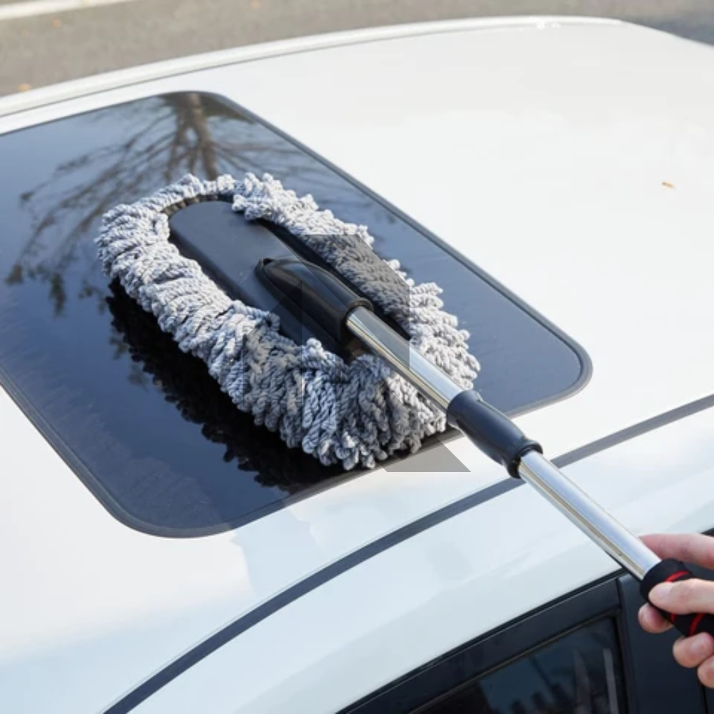 Car Duster Brush – Multipurpose Car Wash Brush Non-Scratchable Microfiber with Long Extendable Handle
