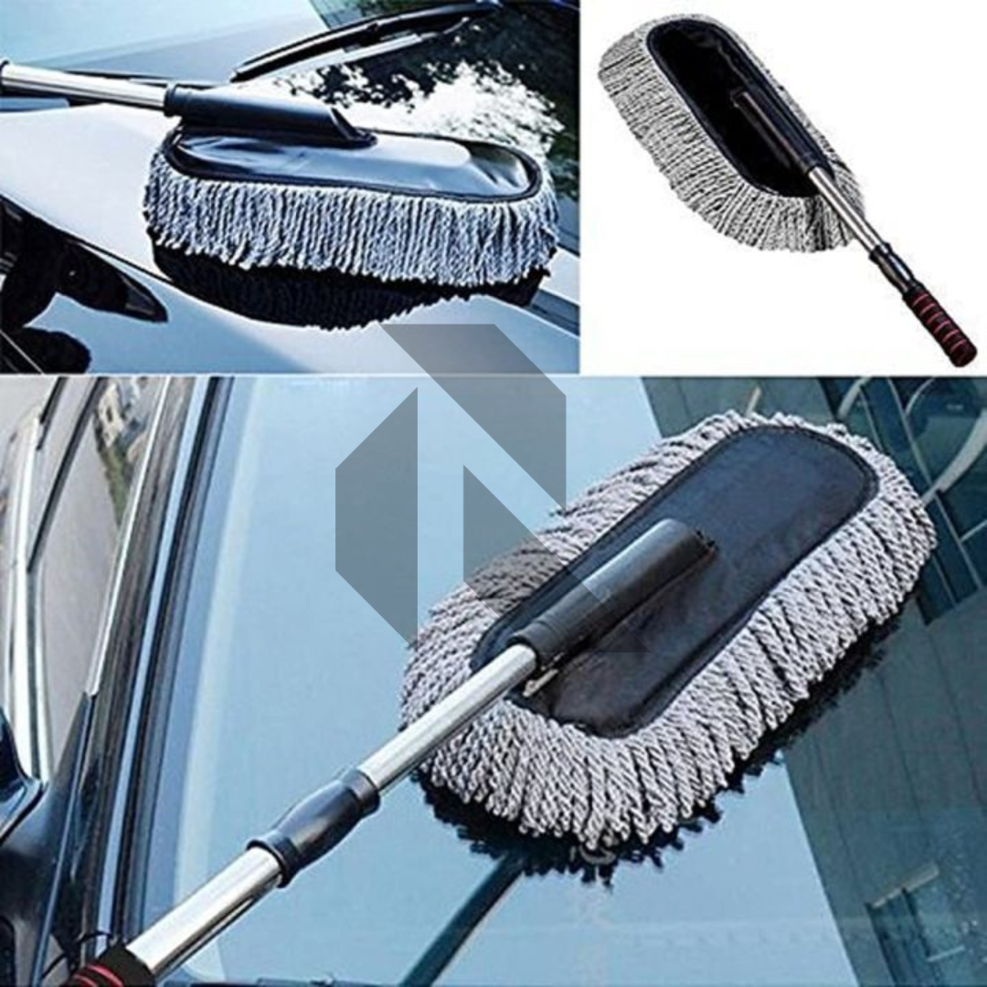 Car Duster Brush – Multipurpose Car Wash Brush Non-Scratchable Microfiber with Long Extendable Handle