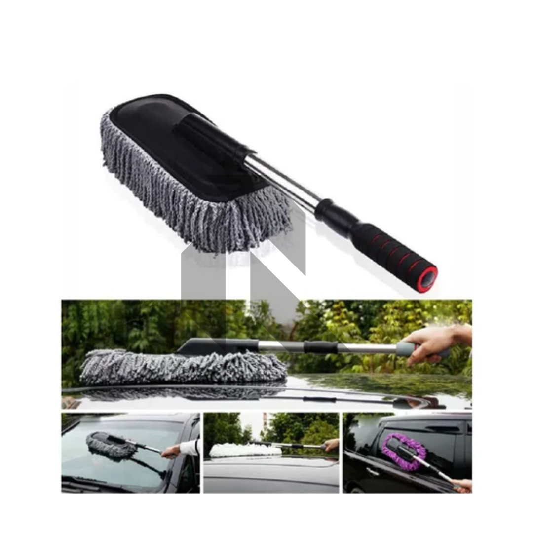 Car Duster Brush – Multipurpose Car Wash Brush Non-Scratchable Microfiber with Long Extendable Handle