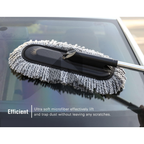 Extendable Microfiber Car Duster with Handle