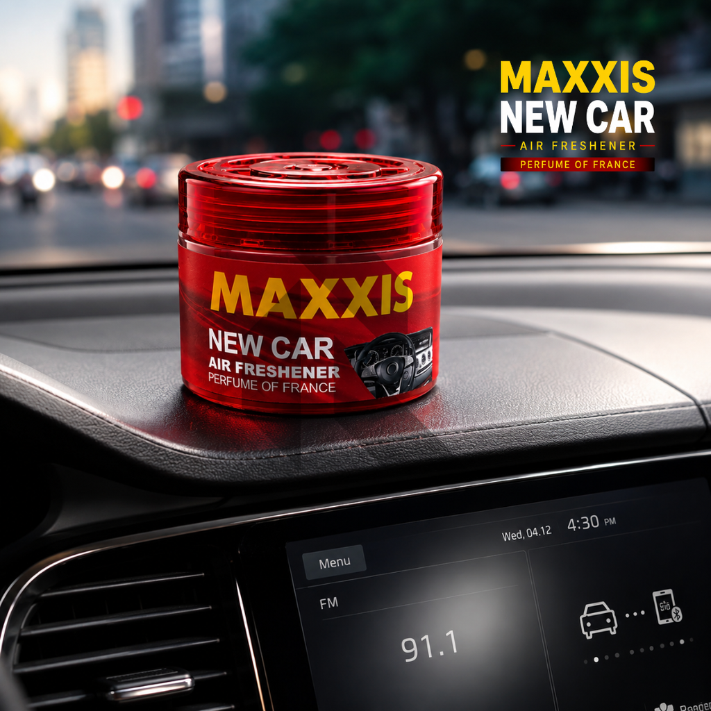 MAXXIS Gel Can Air Freshener 95g – New Car French Fragrance
