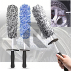 Car & Bike Tyre Cleaning Microfiber Brush – Wheel Rim Detailing Brush for Deep Cleaning