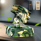 Solar Car Air Freshener Diffuser with Solar Rotation Missile Shape – Dashboard Car Perfume