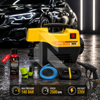 Mulis High Pressure Washer 140 Bar – 220V Induction Motor - Free Shampoo