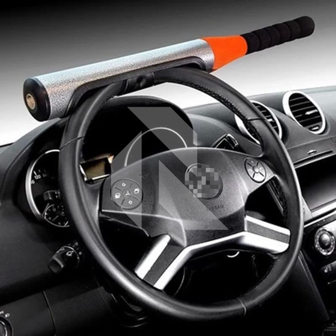 Heavy Duty Baseball Bat Style Steering Wheel Lock – Universal Anti-Theft Car Security Lock