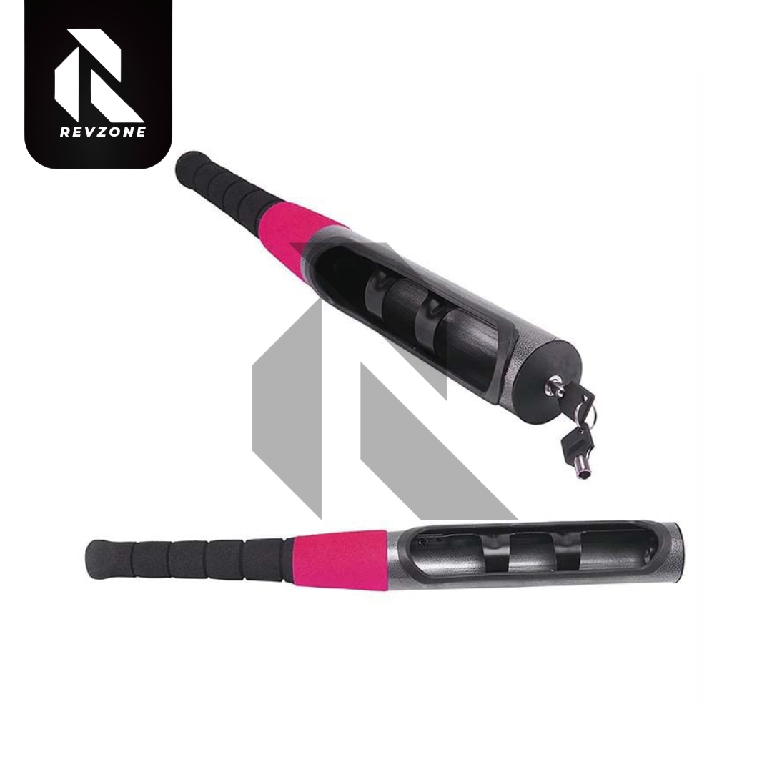 Heavy Duty Baseball Bat Style Steering Wheel Lock – Universal Anti-Theft Car Security Lock