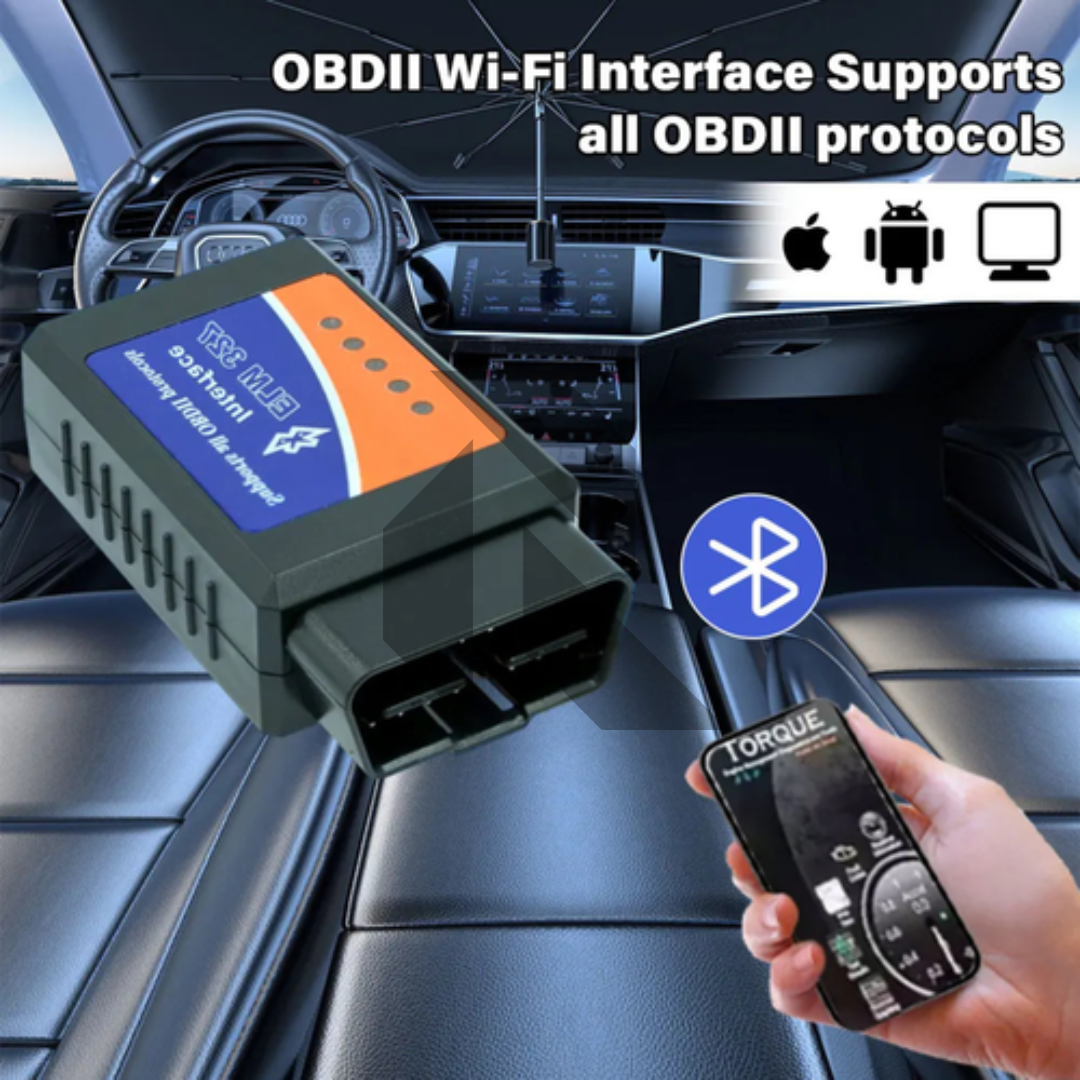 ELM327 V2.1 Bluetooth OBD2 Code Reader – Car Diagnostic Scanner for Android & iOS