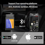 ELM327 V2.1 Bluetooth OBD2 Code Reader – Car Diagnostic Scanner for Android & iOS