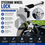 Universal Steering Wheel Lock with 2 Keys – Heavy Duty Anti-Theft Car Security Lock