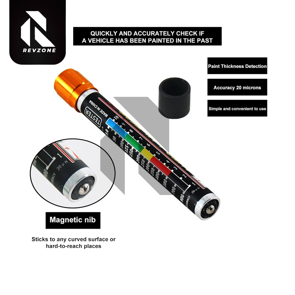 Car Paint Thickness Gauge – Magnetic Paint Meter & Body Damage Tester