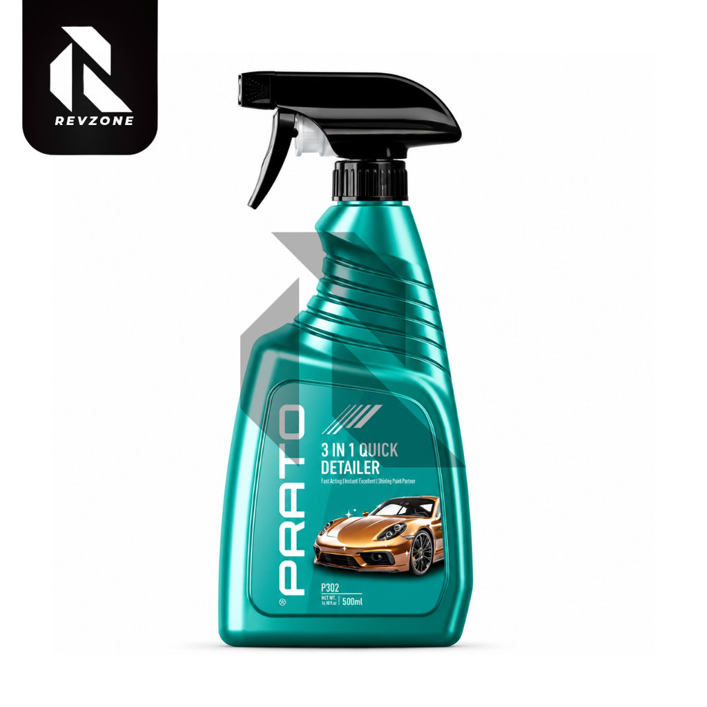 PRATO 3 in 1 Quick Detailer 500ML – Instant Shine, Cleaner & Paint Protection Spray
