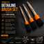ProElite Boar's Hair Detailing Brushes – Pack of 3