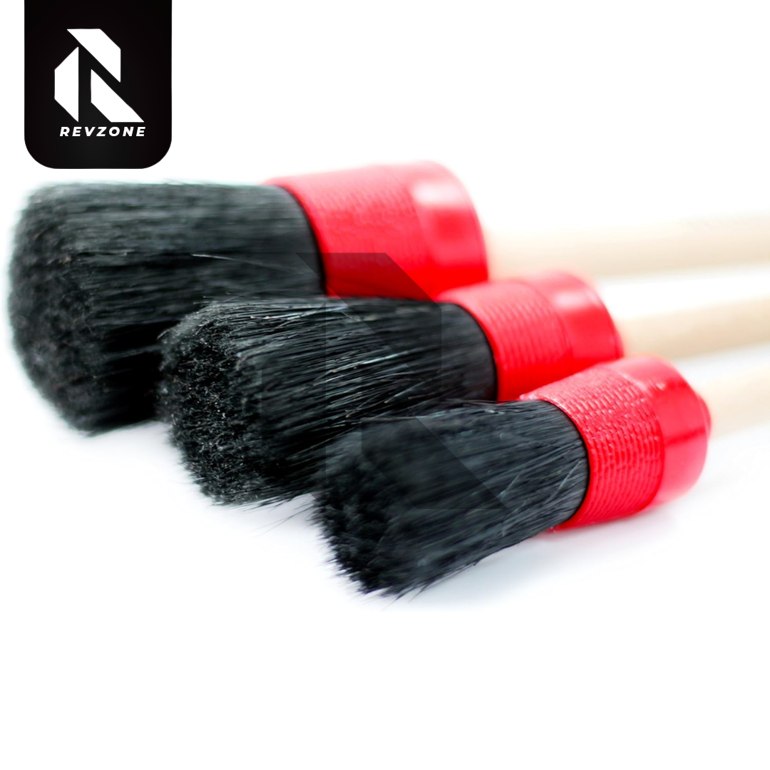 ProElite Boar's Hair Detailing Brushes – Pack of 3