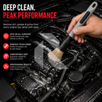 Premium Car Detailing Brush Pack of 2 – Soft Bristle Cleaning Brushes