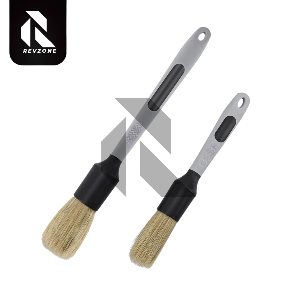 Premium Car Detailing Brush Pack of 2 – Soft Bristle Cleaning Brushes