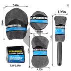 Pro User 9PC Microfibre Car Cleaning Kit – Car Wash, Wheel Brush, Cleaning Cloths, Wash Glove & Polishing Pad